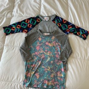 LuLaRoe size 4 shirts